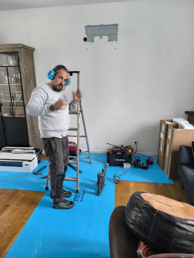 Technicien sur chantier